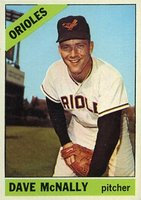 1966 Topps #193 Dave McNally Baseball Card