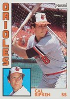 1984 Topps Nestle Hand Cut #490 Cal Ripken Jr. Baseball Card