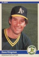 1984 Fleer Update #U-62 Dave Kingman Baseball Card