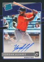 2020 Panini Donruss Optic Rated Rookies Signatures #RRSYA Yordan Alvarez Black Baseball Card