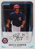 2011 Bowman Chrome Prospects #BCP111 Bryce Harper Refractor Baseball Card