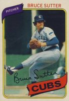1980 Topps #17 Bruce Sutter Baseball Card