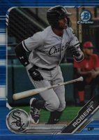 2019 Bowman Prospects Chrome #44 Luis Robert Blue Refractor Baseball Card