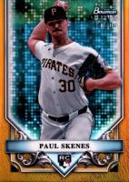 2024 Bowman Sterling Rookies #BSR30 Paul Skenes Gold Refractor Baseball Card