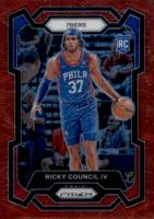 2023 Panini Prizm #294 Ricky Council IV Red Basketball Card