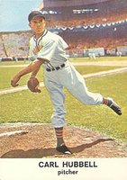 1961 Golden Press #6 Carl Hubbell Baseball Card