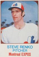 1975 Hostess #69 Steve Renko Hand Cut Baseball Card