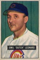 1951 Bowman #102 Emil (Dutch) Leonard Baseball Card