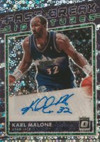 2020 Panini Donruss Optic Fast Break Signatures #FB-KML Karl Malone Basketball Card