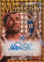 2023 Topps Finest Masters Autographs #MAMJ Magic Johnson Gold Geometric Basketball Card