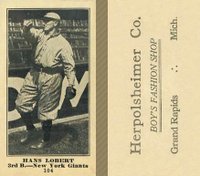 1916 Herpolsheimer Co. #104 Hans Lobert Baseball Card