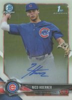 2018 Bowman Draft Chrome Draft Picks Autographs #CDANH Nico Hoerner Baseball Card