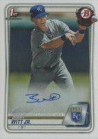 2020 Bowman Paper Prospect Autographs #PABWJ Bobby Witt Jr. Baseball Card