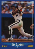 1988 Score Glossy #164 Ken Caminiti Baseball Card
