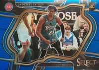2022 Panini Select #298 Jaden Ivey Blue Prizm Basketball Card