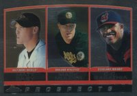 2000 Topps Chrome  #446 C.C. Sabathia/Mark Mulder/Matt Riley Baseball Card