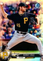 2017 Bowman Chrome #92 Gerrit Cole Refractor Baseball Card