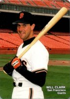 1989 Mother's Cookies Giants #2 Will Clark Baseball Card