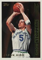 1995 Topps Show Stoppers #SS8 Jason Kidd Basketball Card