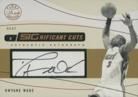2003 Flair Final Edition SIGnificant Cuts #SIGDW Dwyane Wade Basketball Card