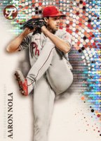 2022 Topps Pristine #98 Aaron Nola Pristine Refractor Baseball Card