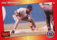 1992 Donruss Triple Play #117 Lou Whitaker Baseball Card