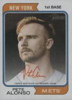 2023 Topps Heritage Real One Autographs #ROAPA Pete Alonso Red Ink Baseball Card