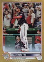 2022 Topps #150 Juan Soto Gold Foil Baseball Card