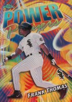 2000 Topps Chrome Power Players #P13 Frank Thomas Refractor Baseball Card