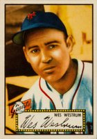 1952 Topps #75 Wes Westrum Red Back Baseball Card