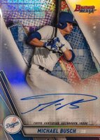 2019 Bowman's Best Best of 2019 Autographs #B19MB Michael Busch Refractor Baseball Card