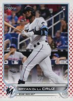 2022 Topps #22 Bryan de La Cruz Independence Day Baseball Card