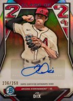 2024 Bowman Draft Class of 2024 Autographs #C24JD JD DIX Baseball Card