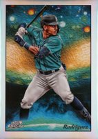 2023 Topps Cosmic Chrome Stars in the Night #7 Julio Rodriguez Baseball Card