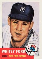 1991 Topps Archives 1953 Reprints #207 Whitey Ford Baseball Card