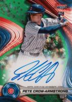 2024 Bowman's Best Best of 2024 Autographs #B24PC Pete Crow-Armstrong Green Refractor Baseball Card
