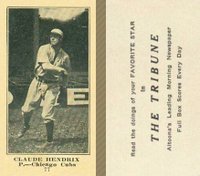 1916 Altoona Tribune #77 Roy Hartzell Baseball Card