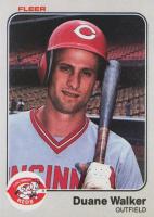 1983 Fleer #606 Duane Walker Baseball Card