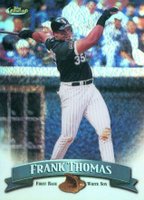 1998 Finest #151 Frank Thomas Refractor Baseball Card