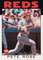 1986 Topps #1 Pete Rose Baseball Card