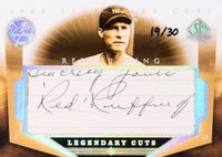 2004 SP Legendary Cuts Cut Signature #RR Red Ruffing Baseball Card