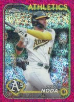 2024 Topps Chrome #284 Ryan Noda Magenta Speckle Refractor Baseball Card