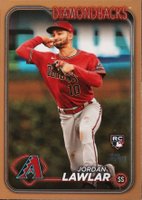 2024 Topps #451 Jordan Lawlar Gold Baseball Card