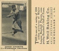 1916 Weil Baking Co. #3 Eddie Ainsmith Baseball Card