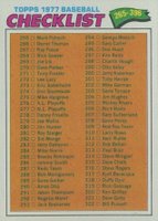 1977 Topps #356 Checklist (265-396) Baseball Card