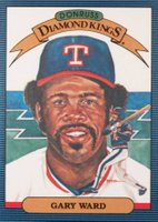 1986 Donruss #20 Gary Ward Diamond Kings Baseball Card