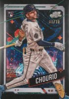 2024 Topps Chrome Cosmic #179 Jackson Chourio Black Eclipse Baseball Card