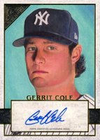 2020 Topps Gallery #36 Gerrit Cole Autograph Baseball Card