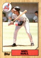 1987 Topps Tiffany #51 Mel Hall Baseball Card