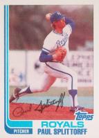 1982 Topps #759 Paul Splittorff Baseball Card
